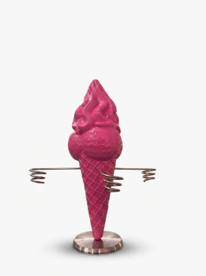 Waffelhalter 4-armig – Pink