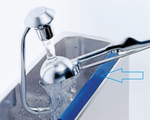Stöckel Abklopfleiste für Spülen