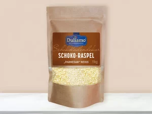 Schoko-Raspel Parmesan weiß - DULIAMO