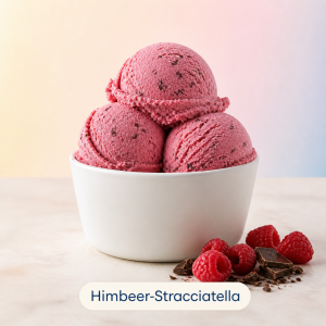 Himbeer-Stracciatella-Eis 10l