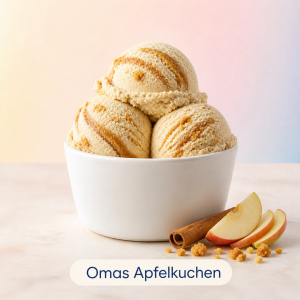 Omas Apfelkuchen-Eis 10l